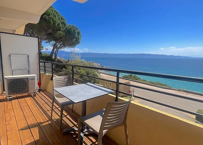 T2 Avec Piscine Chauffée - Vue Exceptionnelle- Les Calanques Routes Des Sanguinaires- Parking Inclus&wifi Appartement *